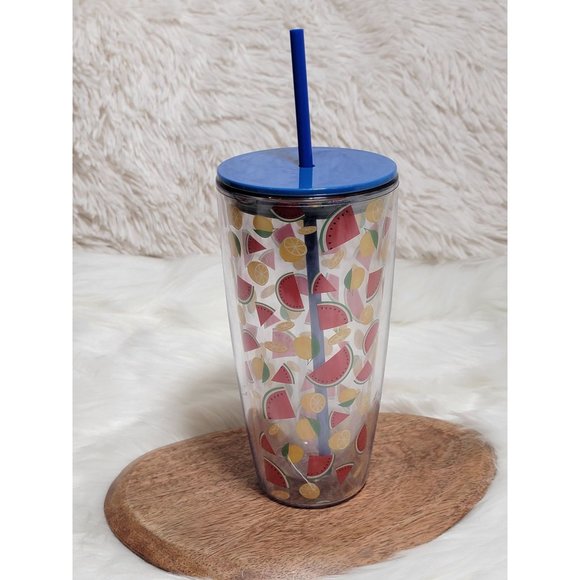 Drink Tumbler with Lid and Straw - Picture 1 of 6